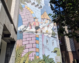 Suske en Wiske stripmuur Antwerpen