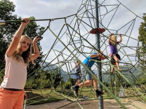 Hautes-Pyrénées. Saint Lary De franse Pyreneeën met kinderen