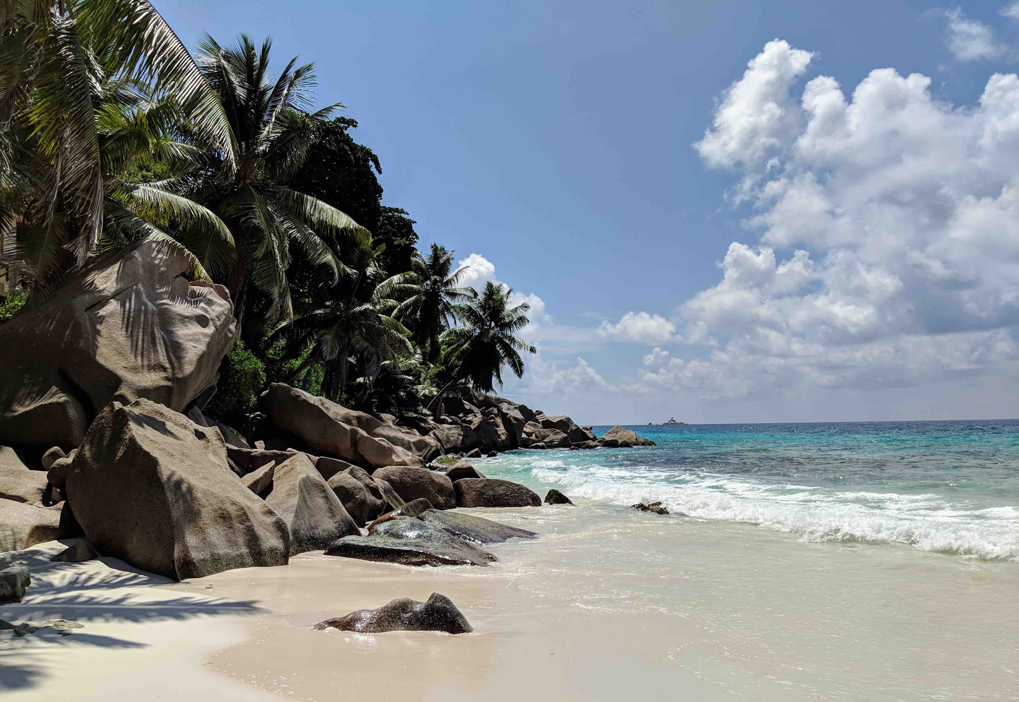 Strandvakantie Seychellen La Digue well known beach La Digue