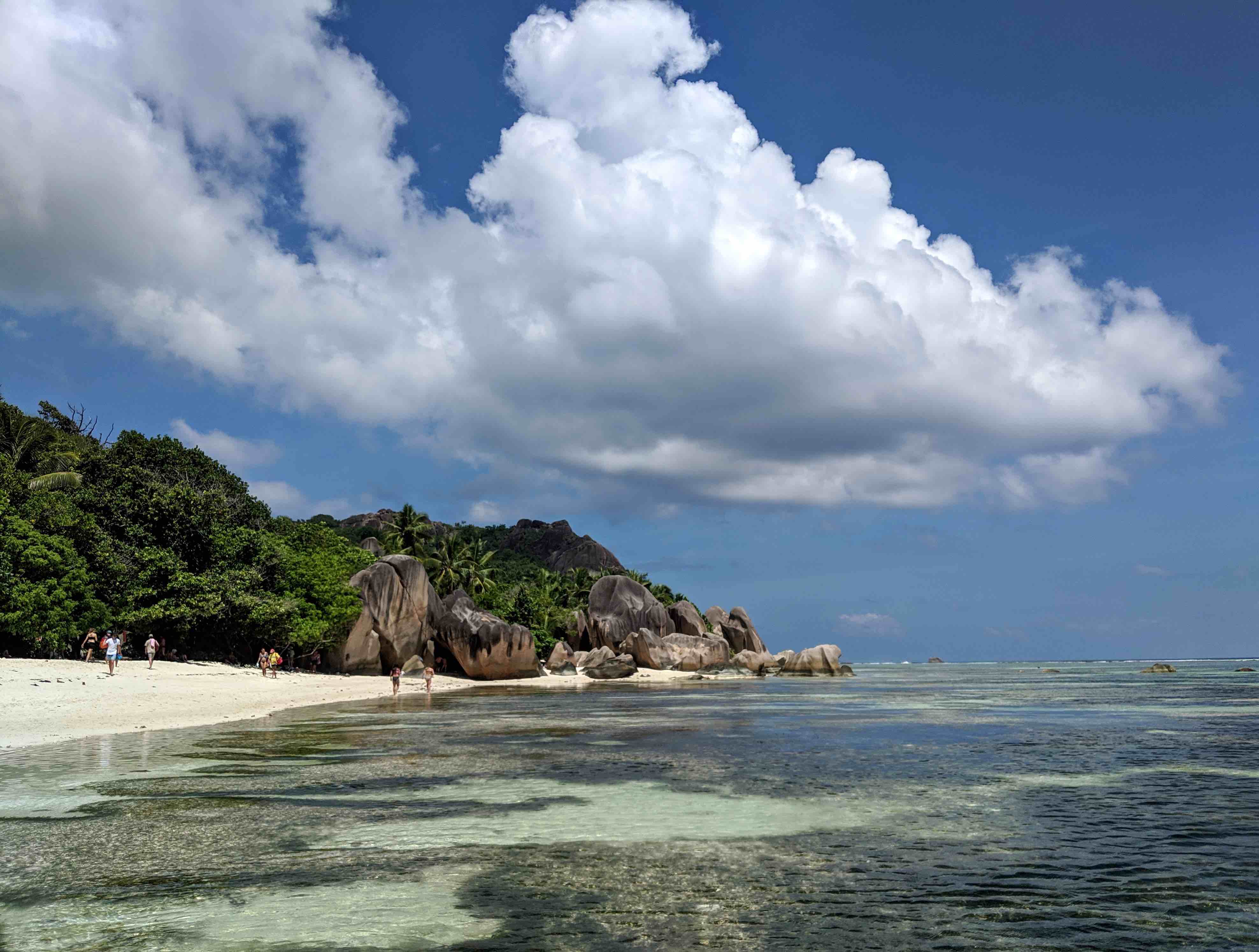Best beach La Digue Seychelles Worlds best beach Anse Source d'Argent