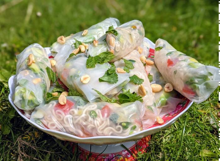Recept vegan springrolls Recept vegan springrolls