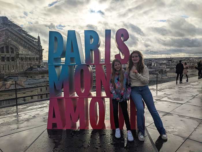 Uitzicht Parijs La Fayette La Fayette dakterras