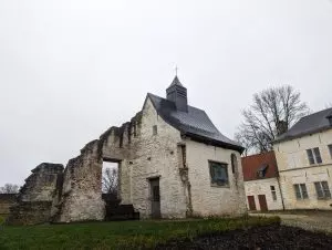 Hougoumont Waterloo farm Church in the Hougoumont farm