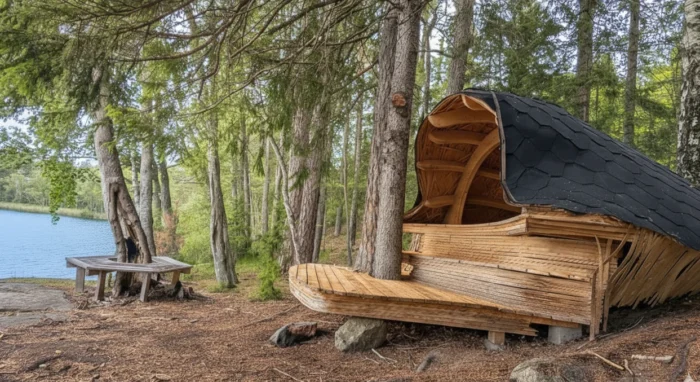Arknat shelters Tjustleden