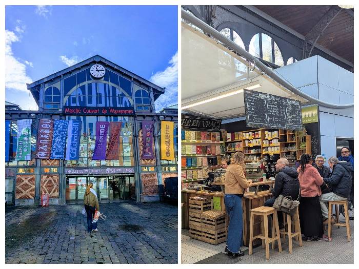 Markt in Lille op zondag Markthal Lille